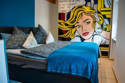Ein Bett oder Betten in einem Zimmer der Unterkunft Haus Winkelchen