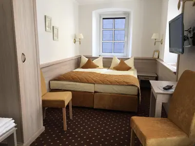 Ein Sitzbereich in der Unterkunft Rheinhotel St. Goar