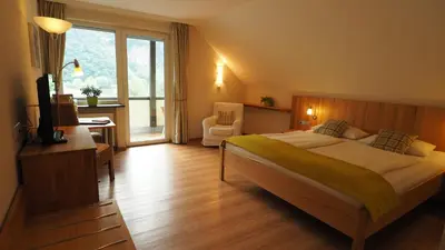 Ein Bett oder Betten in einem Zimmer der Unterkunft Weingut Clemens