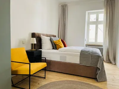 Ein Bett oder Betten in einem Zimmer der Unterkunft Burgblickhotel