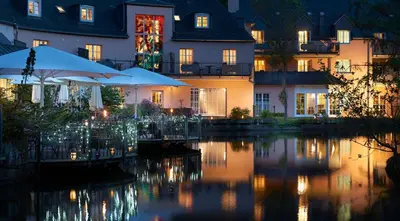 Das Gebäude in dem sich das Hotel befindet