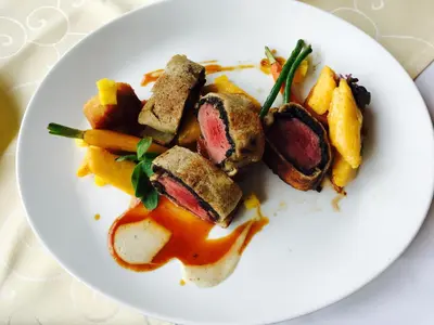 Essen im Hotel oder in der Nähe