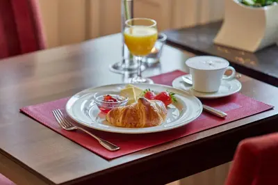 Essen im Hotel oder in der Nähe