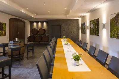 Der Geschäftsbereich oder Konferenzraum in der Unterkunft Hotel Sankt Maximilian 