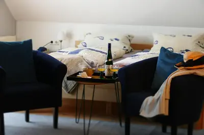 Ein Bett oder Betten in einem Zimmer der Unterkunft Zenners Landhotel