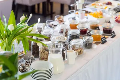 Essen im Hotel oder in der Nähe