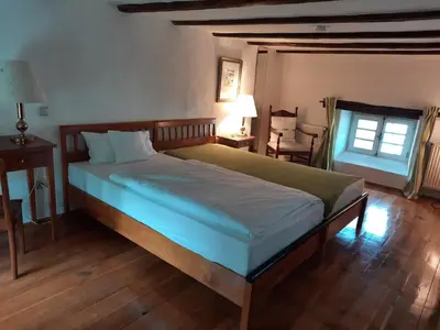 Ein Bett oder Betten in einem Zimmer der Unterkunft Maternushof