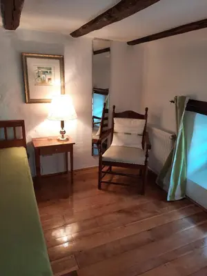 Ein Bett oder Betten in einem Zimmer der Unterkunft Maternushof