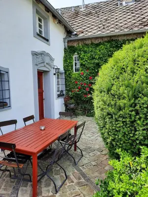 Ein Garten an der Unterkunft Maternushof