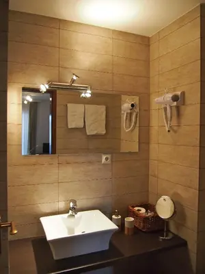 Ein Badezimmer in der Unterkunft Berghotel Wintersberg