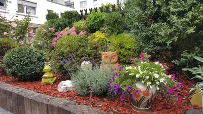 Ein Garten an der Unterkunft Fewo Blütenreich