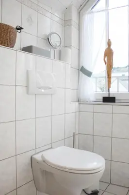 Ein Badezimmer in der Unterkunft Gästehaus Kiebel