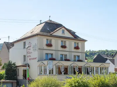 Das Gebäude in dem sich die Pension befindet