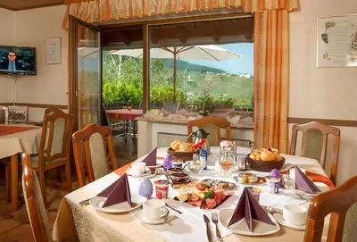 Essen in der Pension oder in der Nähe