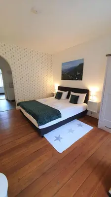 Ein Bett oder Betten in einem Zimmer der Unterkunft Weingut Caspari, Familie Eggert