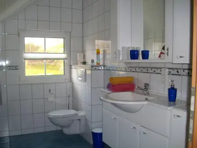 Ein Badezimmer in der Unterkunft Ferienwohnung Mastiaux