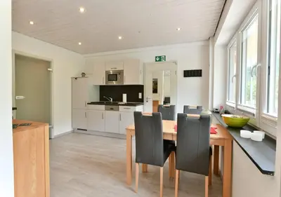 Küche/Küchenzeile in der Unterkunft Appartements Moselblick