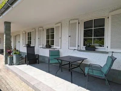 Ein Balkon oder eine Terrasse in der Unterkunft Landhaus am Sonnenberg