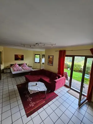 Ein Bett oder Betten in einem Zimmer der Unterkunft Haus Märtens
