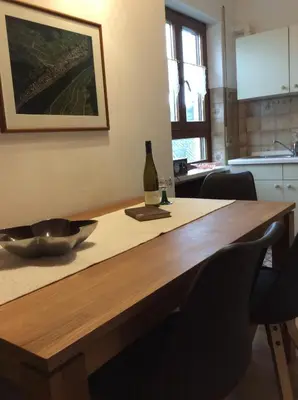 Küche/Küchenzeile in der Unterkunft Haus Hunsrückhöhe