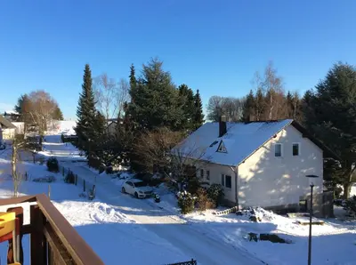 Haus Hunsrückhöhe im Winter