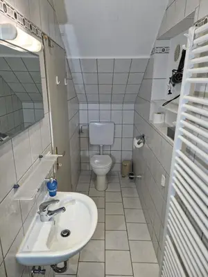 Ein Badezimmer in der Unterkunft Ferienwohnung Späth