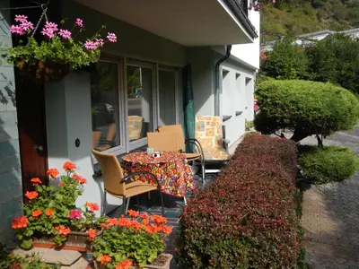 Ein Garten an der Unterkunft Ferienwohnung Späth