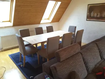 Ein Sitzbereich in der Unterkunft KRIO Nicola Rothfuchs Ferienwohnung 2