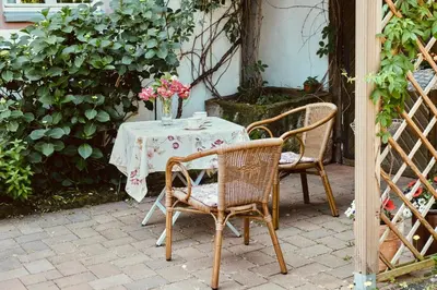 Ein Garten an der Unterkunft Ferienhaus Wagner