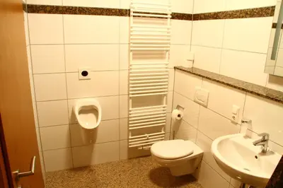 Ein Badezimmer in der Unterkunft Bistro im Ring