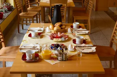 Essen im Bed & Breakfast oder in der Nähe