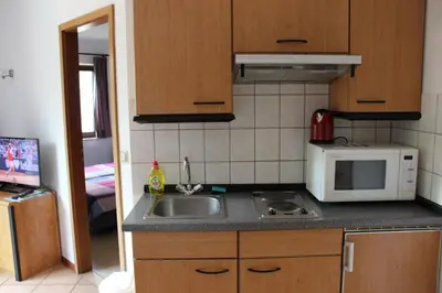 Küche/Küchenzeile in der Unterkunft Ferienwohnung Holunderweg