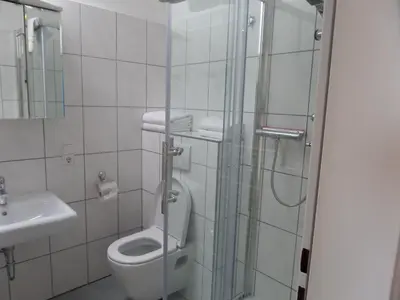 Ein Badezimmer in der Unterkunft Beta Apartments
