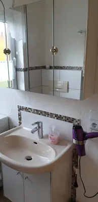Ein Badezimmer in der Unterkunft Haus Anna