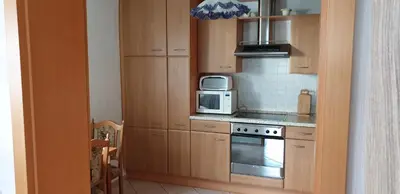 Küche/Küchenzeile in der Unterkunft Haus Anna