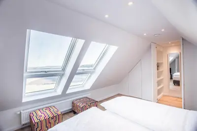 Ein Bett oder Betten in einem Zimmer der Unterkunft Ferienwohnungen Oliver92 Meuspath am Nürburgring