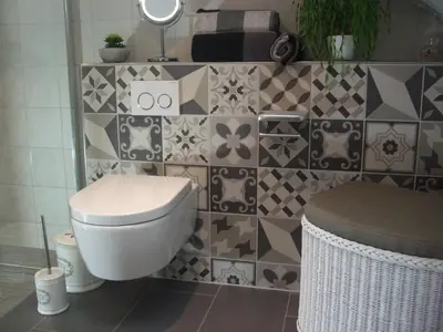 Ein Badezimmer in der Unterkunft Ferienwohnung Schäfer