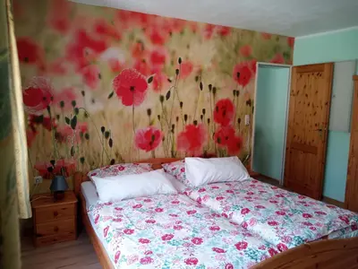 Ein Bett oder Betten in einem Zimmer der Unterkunft Ferienwohnungen Schenk Schmitz