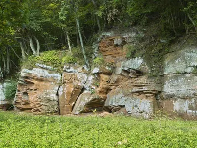 Naturlandschaft in der Nähe des Ferienhauses