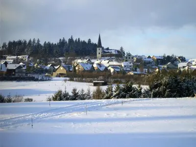 Ferienwohnung Nürburgblick im Winter