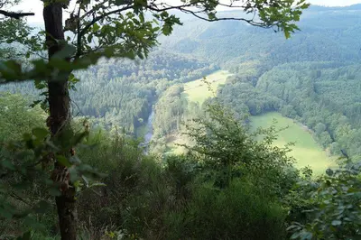Naturlandschaft in der Nähe des Ferienhauses