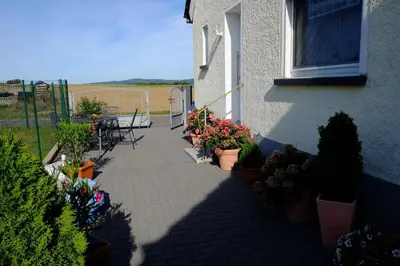 Ein Garten an der Unterkunft Ferienwohnung zum Küppchen