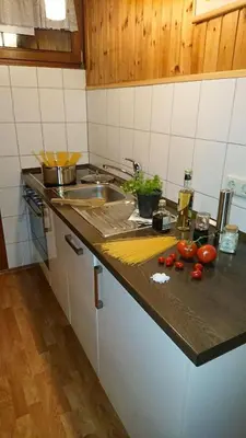 Küche/Küchenzeile in der Unterkunft Ferienhaus Freilingen