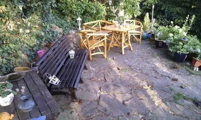 Ein Garten an der Unterkunft Ferienwohnungen Willrich - Ferienwohnung 3