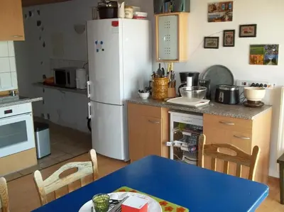 Küche/Küchenzeile in der Unterkunft Ferienwohnungen Willrich - Ferienwohnung 3
