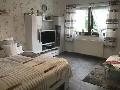 Ein Bett oder Betten in einem Zimmer der Unterkunft Haus Irena 2