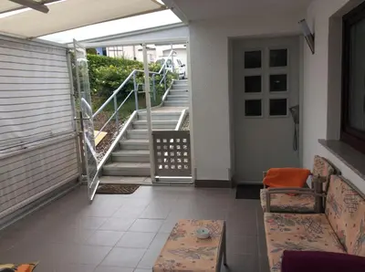 Ein Sitzbereich in der Unterkunft Haus Irena 2