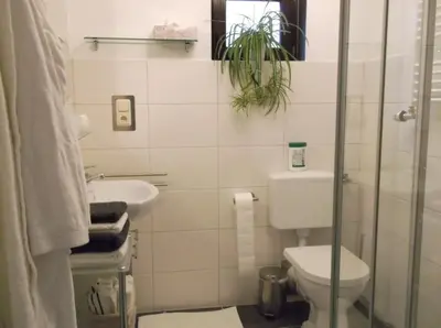 Ein Badezimmer in der Unterkunft Haus Irena 2