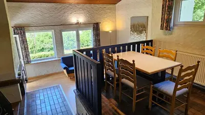 Ein Sitzbereich in der Unterkunft Landhaus Wald und See 1