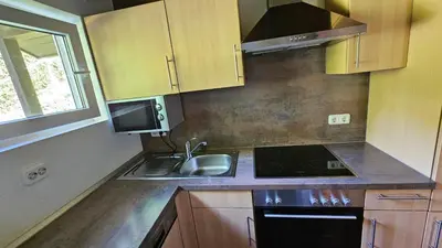 Küche/Küchenzeile in der Unterkunft Landhaus Wald und See 1